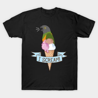 Senegal Parrot Ice Cream T-Shirt